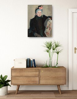 Foto 3 | Cuadro Decorativo - Retrato De Una Anciana- Mary Cassatt - Fotografía - 77x102 - Impresión En Lienzo - Fine Art Tj