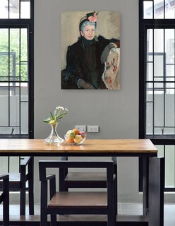 Foto 4 | Cuadro Decorativo - Retrato De Una Anciana- Mary Cassatt - Fotografía - 77x102 - Impresión En Lienzo - Fine Art Tj