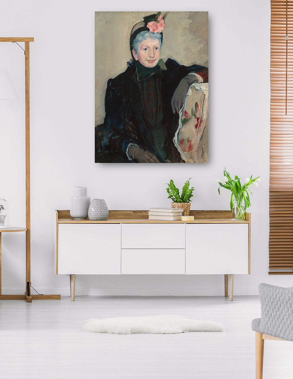 Foto 6 pulgar | Cuadro Decorativo - Retrato De Una Anciana- Mary Cassatt - Fotografía - 77x102 - Impresión En Lienzo - Fine Art Tj