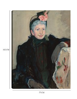 Foto 6 | Cuadro Decorativo - Retrato De Una Anciana- Mary Cassatt - Fotografía - 77x102 - Impresión En Lienzo - Fine Art Tj