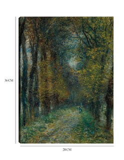 Foto 6 | Cuadro Decorativo - El Callejón Cubierto (1872)- Pierre-auguste Renoir - Paisaje - 28x36 - Impresión En Lienzo