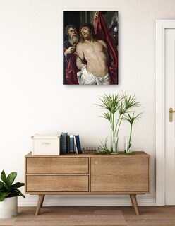 Foto 3 | Cuadro Decorativo - Ecce Homo (1800 - 1857)- Peter Paul Rubens - Religión - 46x61 - Impresión En Lienzo - Fine Art Tj