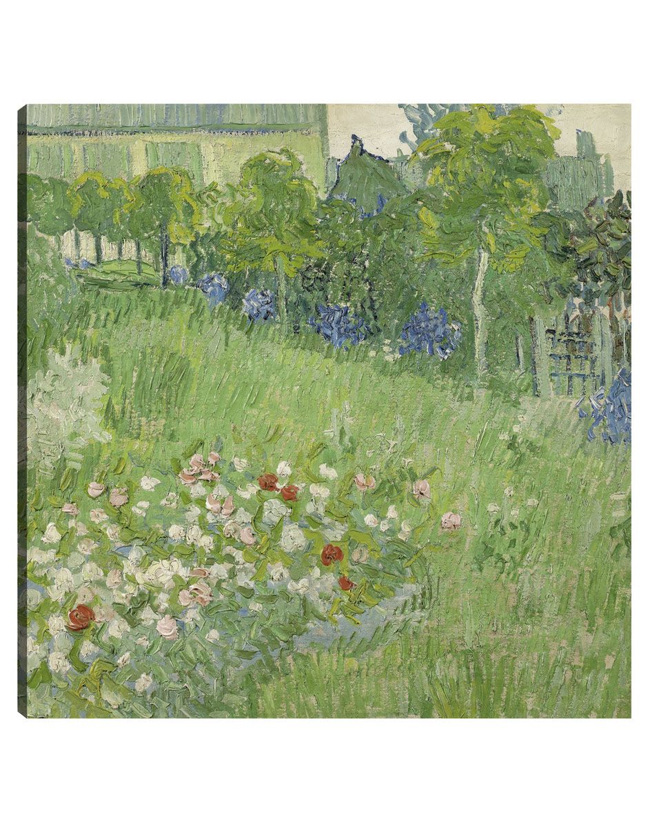 Foto 2 pulgar | Cuadro Decorativo - El Jardín De Daubigny- Vincent Van Gogh - Floral - 72x72 - Impresión En Lienzo - Fine Art Tj