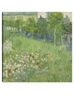 Foto 1 | Cuadro Decorativo - El Jardín De Daubigny- Vincent Van Gogh - Floral - 72x72 - Impresión En Lienzo - Fine Art Tj