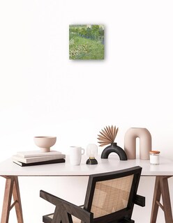 Foto 2 | Cuadro Decorativo - El Jardín De Daubigny- Vincent Van Gogh - Floral - 72x72 - Impresión En Lienzo - Fine Art Tj