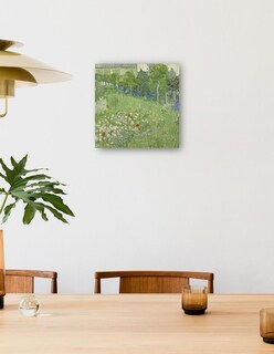 Foto 4 | Cuadro Decorativo - El Jardín De Daubigny- Vincent Van Gogh - Floral - 72x72 - Impresión En Lienzo - Fine Art Tj