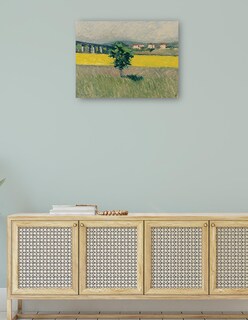Foto 4 | Cuadro Decorativo - Pradera Del Pont D'argenteuil- Gustave Caillebotte - Religión - 69x92 - Impresión En Lienzo -