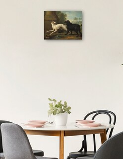 Foto 2 | Cuadro Decorativo - Misse Y Luttine, 1729- Jean-baptiste Oudry - Fotografía - 46x61 - Impresión En Lienzo - Fine Art Tj