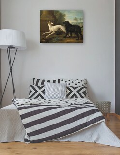 Foto 3 | Cuadro Decorativo - Misse Y Luttine, 1729- Jean-baptiste Oudry - Fotografía - 46x61 - Impresión En Lienzo - Fine Art Tj