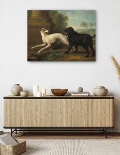 Foto 5 | Cuadro Decorativo - Misse Y Luttine, 1729- Jean-baptiste Oudry - Fotografía - 46x61 - Impresión En Lienzo - Fine Art Tj