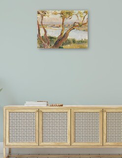 Foto 4 | Cuadro Decorativo - Vista De Antibes- Henri Lebasque - Paisaje - 69x92 - Impresión En Lienzo - Fine Art Tj