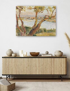 Foto 5 | Cuadro Decorativo - Vista De Antibes- Henri Lebasque - Paisaje - 69x92 - Impresión En Lienzo - Fine Art Tj