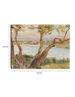 Foto 6 | Cuadro Decorativo - Vista De Antibes- Henri Lebasque - Paisaje - 69x92 - Impresión En Lienzo - Fine Art Tj