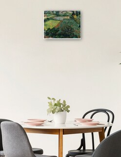 Foto 2 | Cuadro Decorativo - Campo De Amapolas (1889)- Vincent Van Gogh - Religión - 69x92 - Impresión En Lienzo - Fine Art Tj