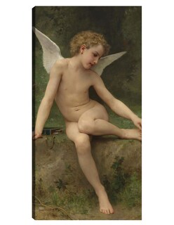 Foto 1 | Cuadro Decorativo - Amor En La Espina (1894)- William Bouguereau - Religión - 46x89 - Impresión En Lienzo - Fine Art Tj