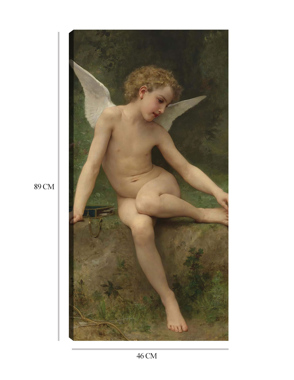 Foto 7 pulgar | Cuadro Decorativo - Amor En La Espina (1894)- William Bouguereau - Religión - 46x89 - Impresión En Lienzo - Fine Art Tj