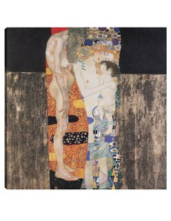 Foto 1 | Cuadro Decorativo - Las Tres Edades De La Mujer (1905)- Gustav Klimt - Fotografía - 51x51 - Impresión En Lienzo -