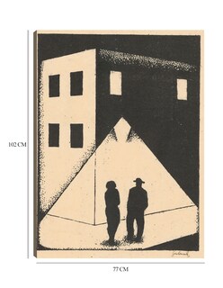 Foto 6 | Cuadro Decorativo - El Encuentro (1924)- Mikuláš Galanda - Fotografía - 77x102 - Impresión En Lienzo - Fine Art Tj