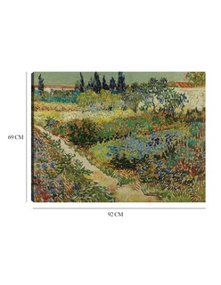 Foto 6 | Cuadro Decorativo - Jardín En Arlés- Vincent Van Gogh - Paisaje - 69x92 - Impresión En Lienzo - Fine Art Tj