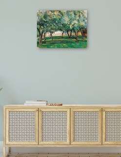 Foto 4 | Cuadro Decorativo - Granja En Normandía, C. 1885-86- Paul Cézanne - Religión - 28x36 - Impresión En Lienzo - Fine Ar