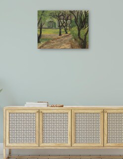 Foto 4 | Cuadro Decorativo - Un Camino Sinuoso (1893)- Laurits Andersen Ring - Religión - 28x36 - Impresión En Lienzo - Fine