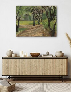 Foto 5 | Cuadro Decorativo - Un Camino Sinuoso (1893)- Laurits Andersen Ring - Religión - 28x36 - Impresión En Lienzo - Fine