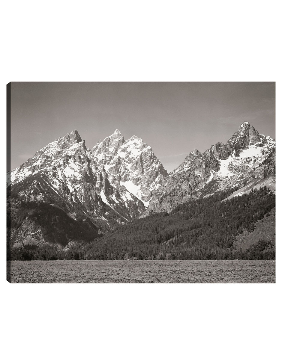 Foto 2 pulgar | Cuadro Decorativo - Parque Nacional Teton, Wyoming- Ansel Adams - Religión - 69x92 - Impresión En Lienzo - Fine Art Tj