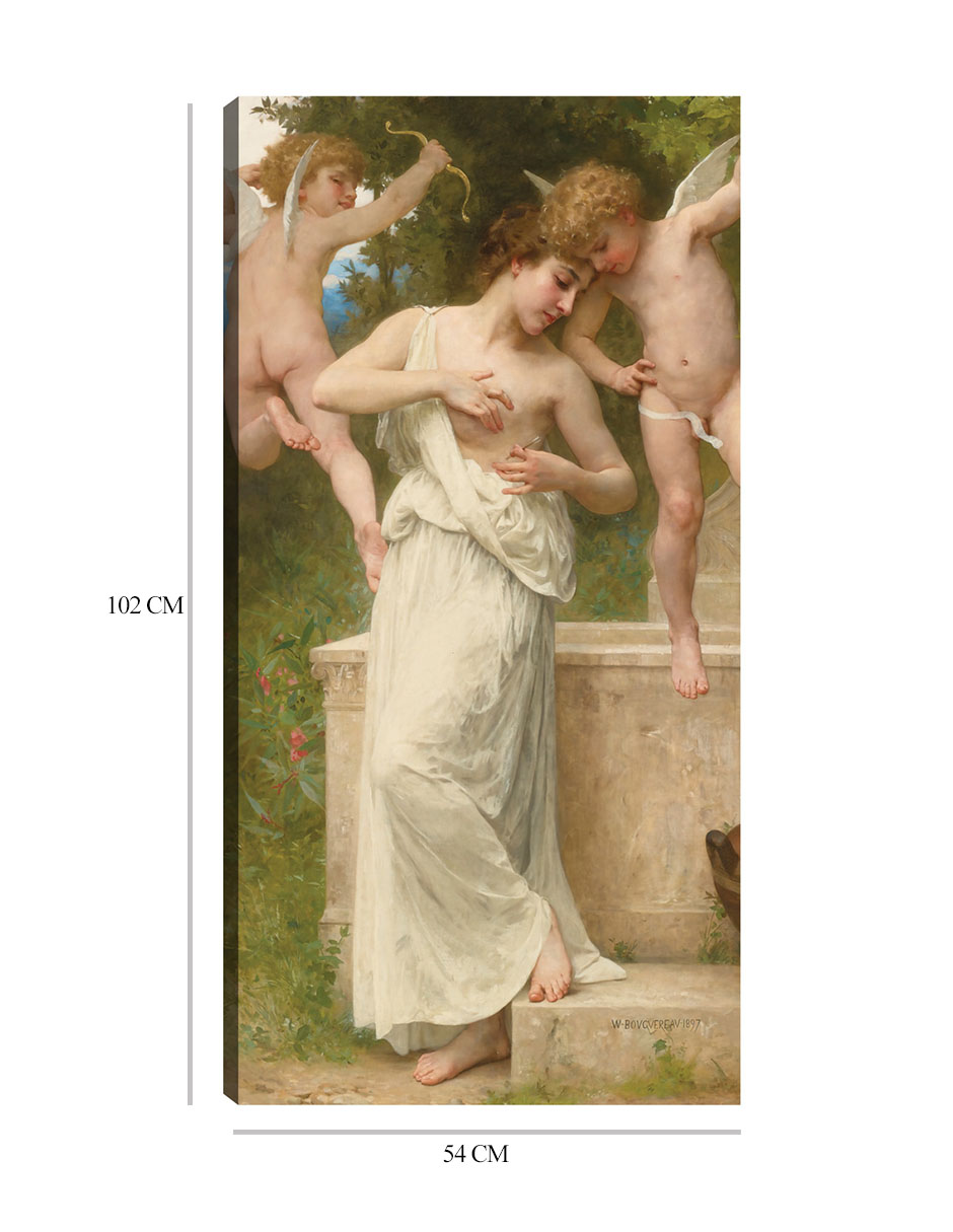 Foto 7 pulgar | Cuadro Decorativo - Bendiciones De Amor (1897)- William Bouguereau - Religión - 54x102 - Impresión En Lienzo - Fine