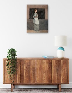 Foto 2 | Cuadro Decorativo - Pizarra (1877)- Winslow Homer - Fotografía - 46x61 - Impresión En Lienzo - Fine Art Tj