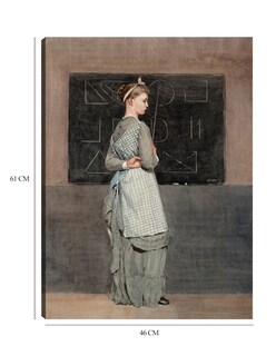Foto 6 | Cuadro Decorativo - Pizarra (1877)- Winslow Homer - Fotografía - 46x61 - Impresión En Lienzo - Fine Art Tj