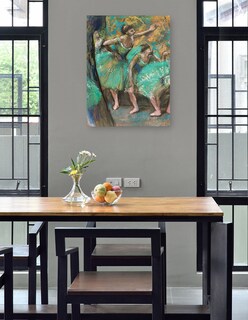 Foto 4 | Cuadro Decorativo - Los Bailarines- Edgar Degas - Fotografía - 28x36 - Impresión En Lienzo - Fine Art Tj