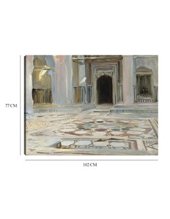 Foto 6 | Cuadro Decorativo - Pavimento (el Cairo_1891)- John Singer Sargent - Ciudades - 77x102 - Impresión En Lienzo - Fine A