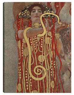Foto 1 | Cuadro Decorativo - Higía- Gustav Klimt - Religión - 28x36 - Impresión En Lienzo - Fine Art Tj