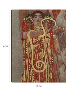Foto 6 | Cuadro Decorativo - Higía- Gustav Klimt - Religión - 28x36 - Impresión En Lienzo - Fine Art Tj