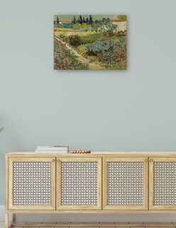 Foto 4 | Cuadro Decorativo - Jardín En Arlés- Vincent Van Gogh - Paisaje - 46x61 - Impresión En Lienzo - Fine Art Tj