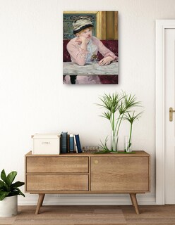 Foto 3 | Cuadro Decorativo - Brandy De Ciruelas- Edouard Manet - Fotografía - 28x36 - Impresión En Lienzo - Fine Art Tj