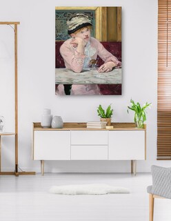 Foto 5 | Cuadro Decorativo - Brandy De Ciruelas- Edouard Manet - Fotografía - 28x36 - Impresión En Lienzo - Fine Art Tj