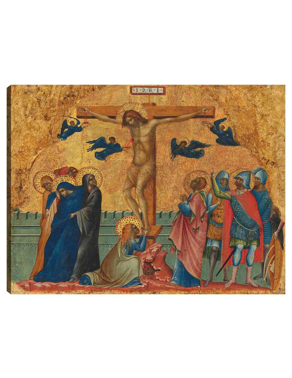 Foto 2 pulgar | Cuadro Decorativo - La Crucifixión, C. 1340/1345- Paolo Veneziano - Religión - 28x36 - Impresión En Lienzo - Fine Art