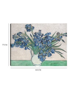 Foto 6 | Cuadro Decorativo - Iris 1890- Vincent Van Gogh - Religión - 77x102 - Impresión En Lienzo - Fine Art Tj