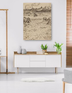 Foto 5 | Cuadro Decorativo - La Cosecha (1888)- Vincent Van Gogh - Abstracto - 46x61 - Impresión En Lienzo - Fine Art Tj