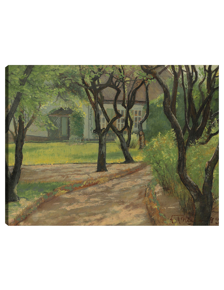 Foto 2 pulgar | Cuadro Decorativo - Un Camino Sinuoso (1893)- Laurits Andersen Ring - Religión - 69x92 - Impresión En Lienzo - Fine