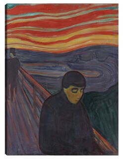 Foto 1 | Cuadro Decorativo - Desesperación (1894)- Edvard Munch - Fotografía - 46x61 - Impresión En Lienzo - Fine Art Tj