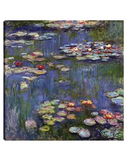 Foto 1 | Cuadro Decorativo - Lirios De Agua 1916- Claude Monet - Paisaje - 89x89 - Impresión En Lienzo - Fine Art Tj