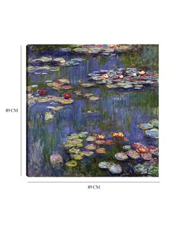 Foto 6 | Cuadro Decorativo - Lirios De Agua 1916- Claude Monet - Paisaje - 89x89 - Impresión En Lienzo - Fine Art Tj