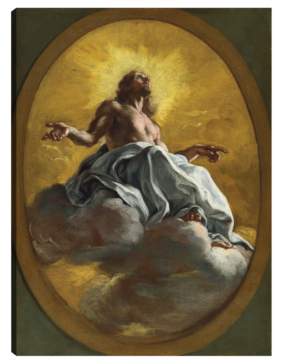 Foto 2 pulgar | Cuadro Decorativo - Cristo En Gloria- Giovanni Battista Gauli - Religión - 46x61 - Impresión En Lienzo - Fine Art Tj