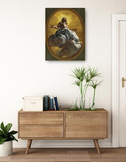 Foto 3 | Cuadro Decorativo - Cristo En Gloria- Giovanni Battista Gauli - Religión - 46x61 - Impresión En Lienzo - Fine Art Tj