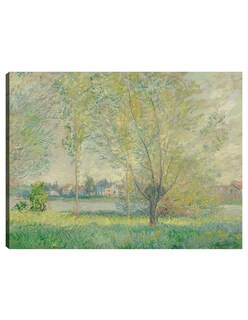 Foto 1 | Cuadro Decorativo - Los Sauces- Claude Monet - Religión - 28x36 - Impresión En Lienzo - Fine Art Tj