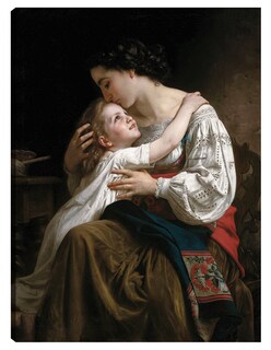 Foto 1 | Cuadro Decorativo - La Palanca (1865)- William Bouguereau - Fotografía - 46x61 - Impresión En Lienzo - Fine Art Tj