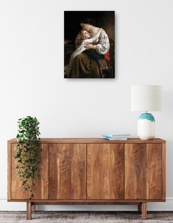 Foto 2 | Cuadro Decorativo - La Palanca (1865)- William Bouguereau - Fotografía - 46x61 - Impresión En Lienzo - Fine Art Tj