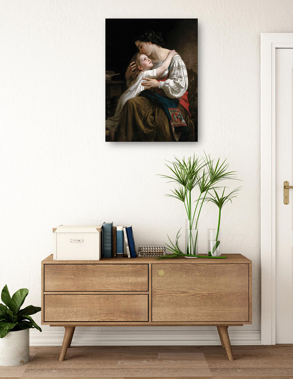 Foto 4 pulgar | Cuadro Decorativo - La Palanca (1865)- William Bouguereau - Fotografía - 46x61 - Impresión En Lienzo - Fine Art Tj